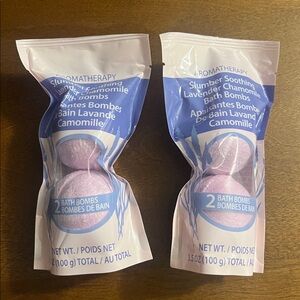 2 Aromatherapy Bath Bombs Luxurious Escape